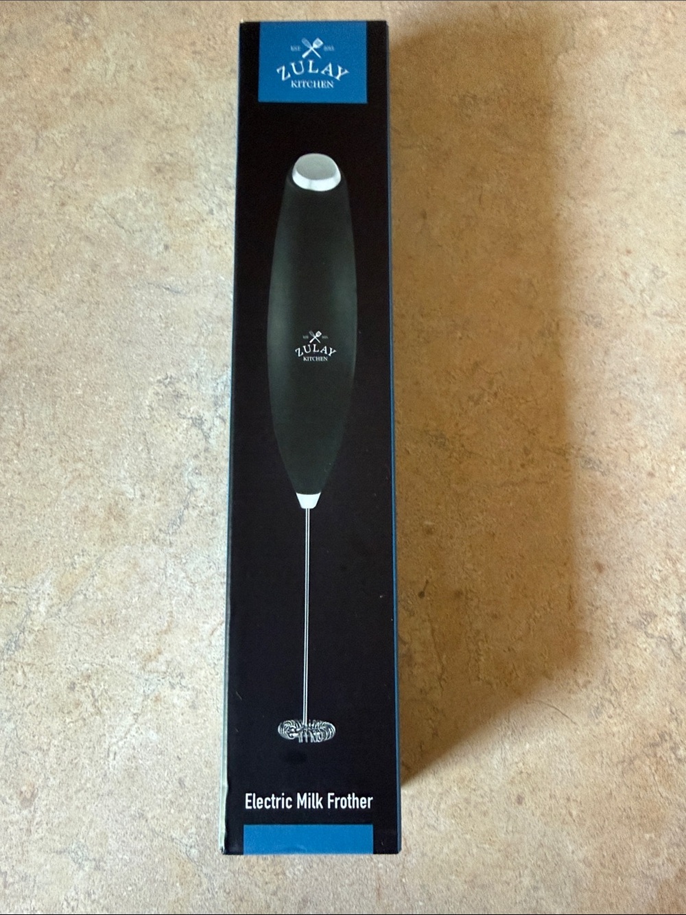 Zulay Kitchen Milk Boss Electric Milk Frother - Black